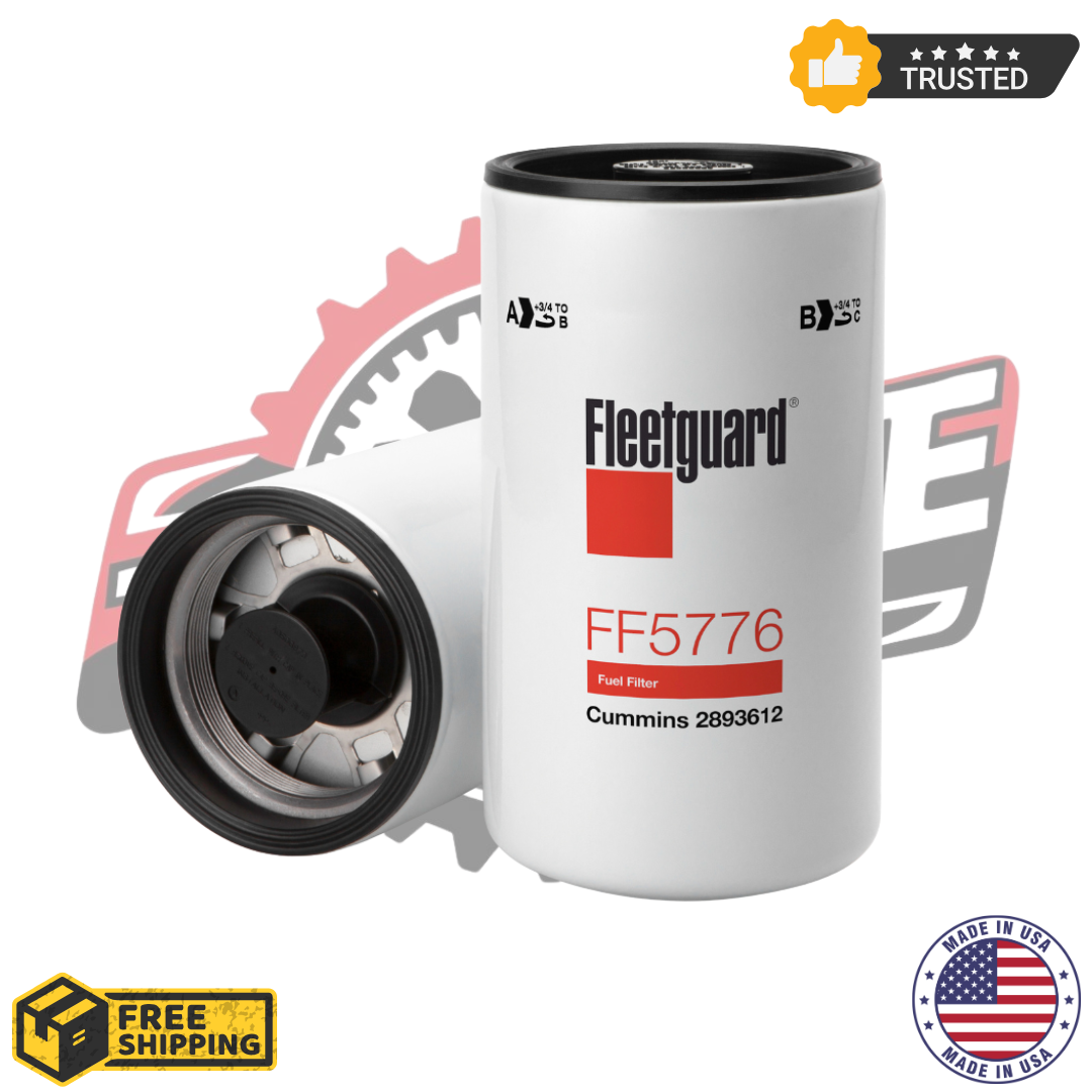 Fleetguard FF5776 Fuel Filter – 6-Pack (OEM Quality | For Cummins ISX/X15 Engines)