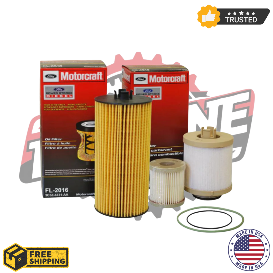 FD‑4616 + FL‑2016 Oil & Fuel Filter Kit for 2003–2007 Ford 6.0L Powerstroke Diesel